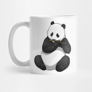 Panda Musician Flute Music Mug